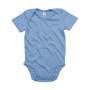 Baby Bodysuit - Heather Blue Organic - 0-3