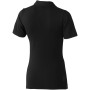 Markham short sleeve women's stretch polo - Solid black - XS