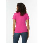 Gildan T-shirt SoftStyle Midweight for her 010 heliconia XL