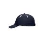 MB6156 6 Panel Micro-Edge Sports Cap - navy/white - one size