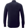 Bigelow piqué heren overhemd met lange mouwen - Navy - XS