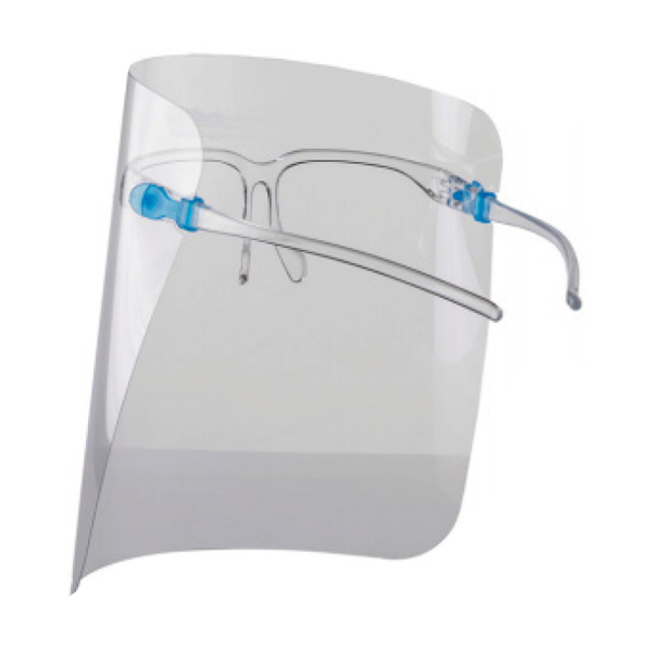 Gezichtsbeschermingsmasker met brilmontuur
