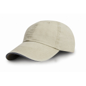 Fine Cotton Twill Cap - Putty/Navy - One Size