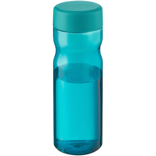 H2O Active® Base 650 ml screw cap water bottle - Aqua/Aqua