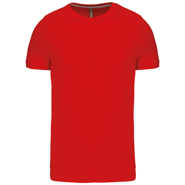 T-shirt ronde hals korte mouwen Red 4XL