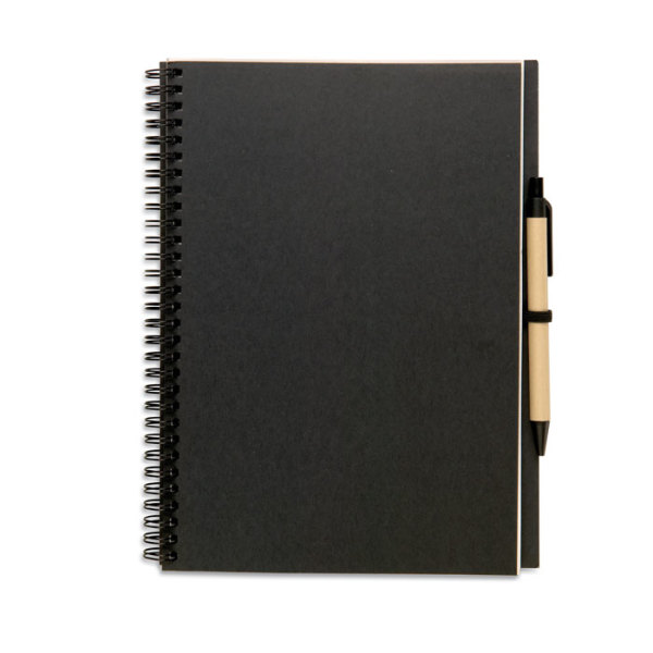 BLOQUERO PLUS - Recycled notebook with pen