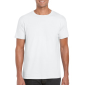 Gildan T-shirt SoftStyle SS for him White 4XL