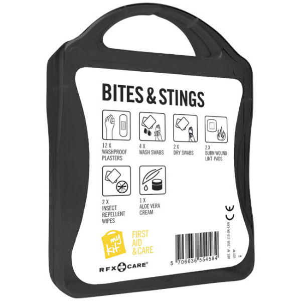 MyKit Bites & Stings First Aid - Solid black