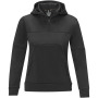 Sayan anorak dames sweater met halve rits en capuchon - Zwart - XS