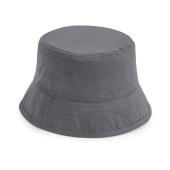 Organic Cotton Bucket Hat - Graphite Grey - S/M (58cm)