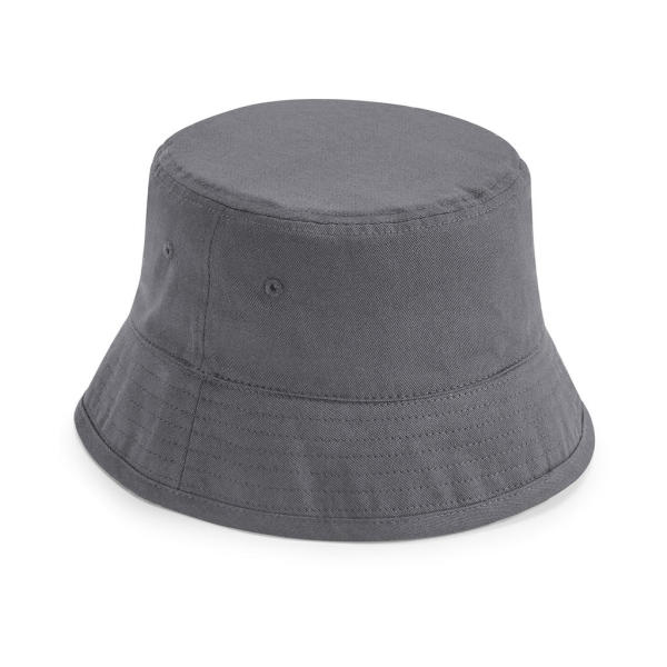 Organic Cotton Bucket Hat - Graphite Grey - S/M