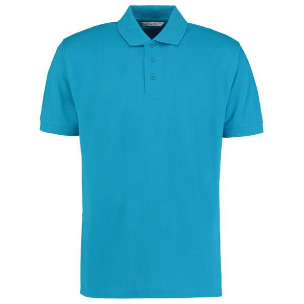 Klassic Poly/Cotton Piqué Polo Shirt, Turquoise Blue, XXL, Kustom Kit