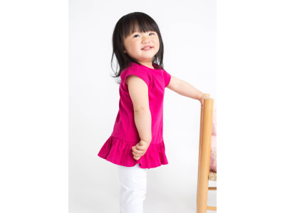 Girls frill t- shirt Girls frill t- shirt