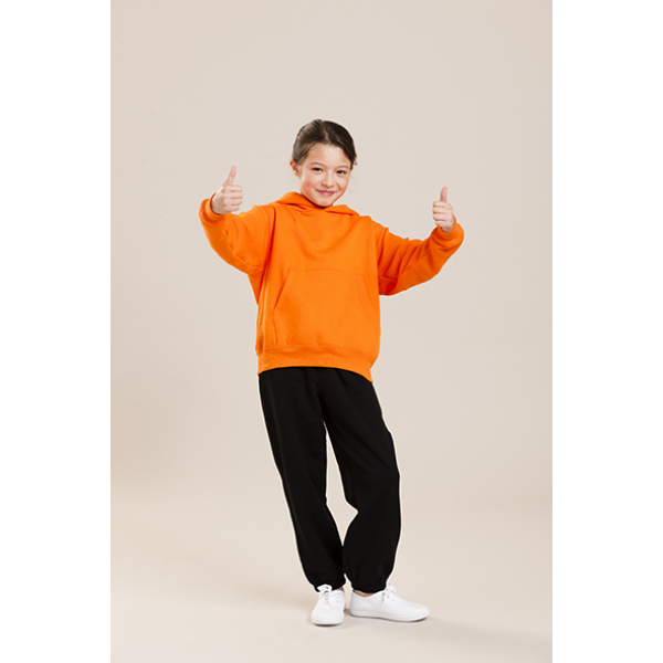 Children´s Hooded Sweatshirt - Orange - XL (140/9-10)