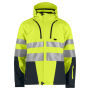 6420 Padded Softshell Jacket HV Yellow/Black 4XL