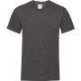 Men's Valueweight V-neck T-shirt (61-066-0) Dark Heather Grey S