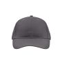 MB6118 Brushed 6 Panel Cap - carbon - one size