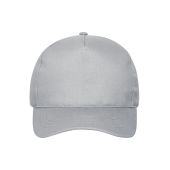 MB6237 5 Panel Cap Bio Cotton - light-grey - one size