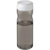 H2O Active® Base 650 ml drikkeflaske med skruelåg - Trækul/Hvid