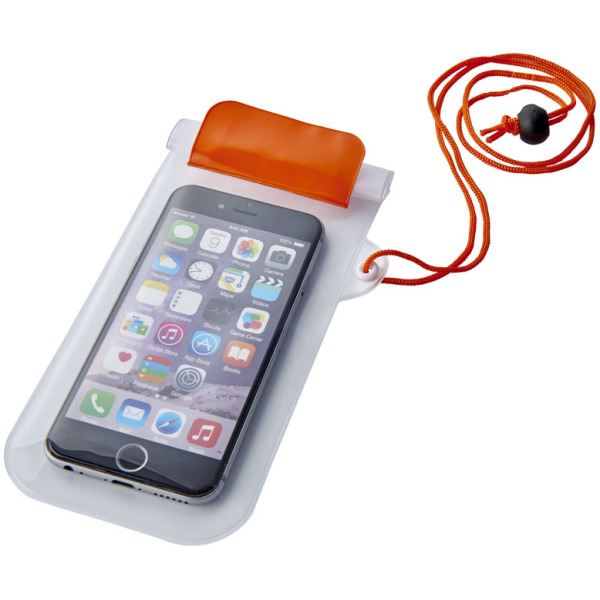 Mambo waterbestendig opslagetui voor smartphone - Oranje