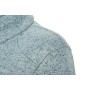 Ladies' Knitted Fleece Jacket - dark-grey-melange/silver - S