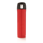 RCS gerecycled roestvrijstalen easy lock thermosfles, rood