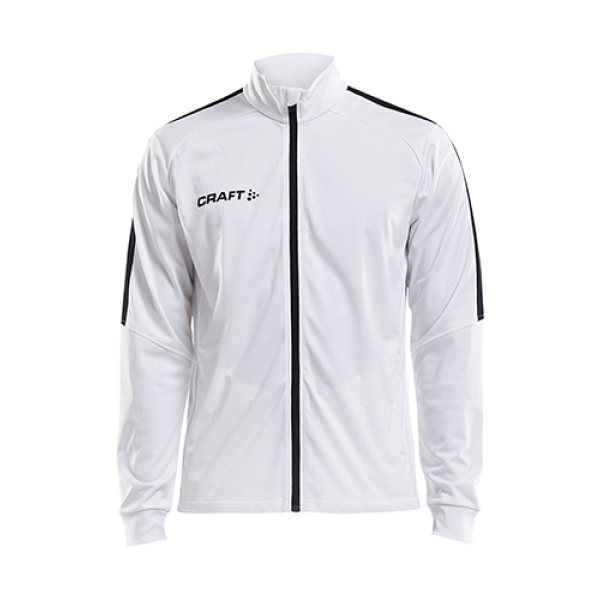 Craft Progress jacket jr white/black 158/164
