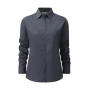 Ladies' LS Poplin Shirt - Convoy Grey - S (36)
