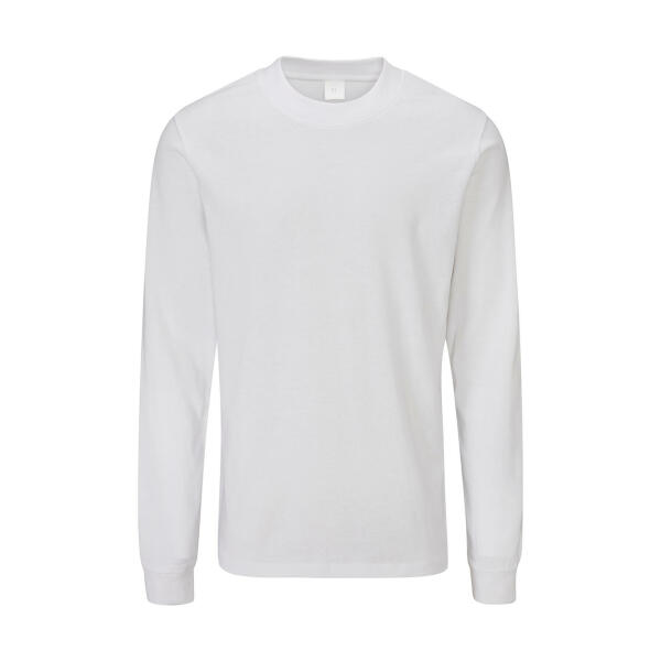 Essential Heavy Long Sleeve T - White - XS