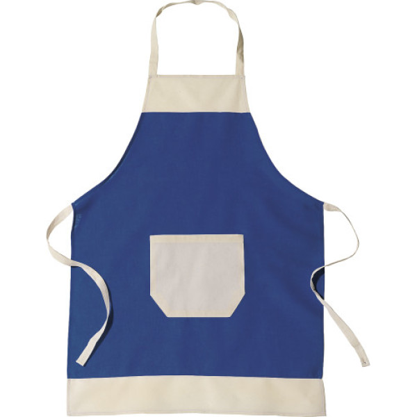 Cotton (145 gr/m²) apron Jobe blue