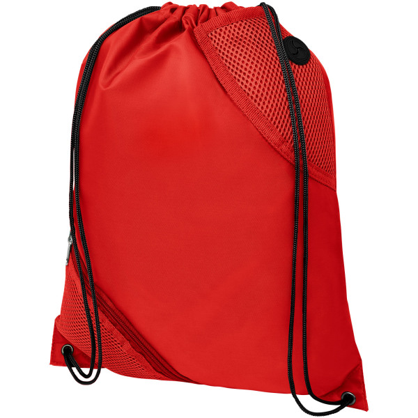 Oriole duo pocket drawstring backpack 5L - Red