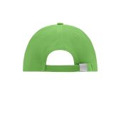 MB016 6 Panel Cap Laminated lime one size