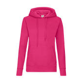 Ladies Classic Hooded Sweat - Fuchsia - S