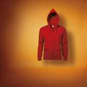 Hooded Full Zip Men - Red - 3XL