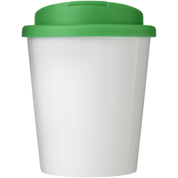 Brite-Americano® Espresso 250 ml tumbler with spill-proof lid - White/Green