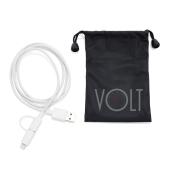2-in-1 kabel met MFi licentie, wit