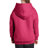 Gildan Sweater Hooded HeavyBlend for kids 010 heliconia XS