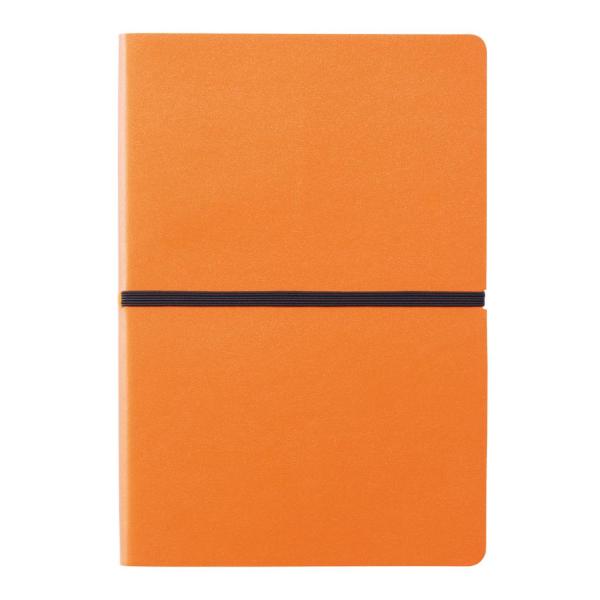 Deluxe softcover A5 notitieboek, oranje