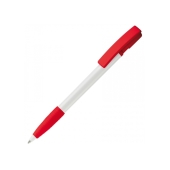 Balpen Nash grip hardcolour - Wit / Rood