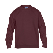 Heavyweight Blend Youth Crew Neck - Maroon - L (164)