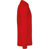 ID.001 Men's long-sleeve polo shirt Red XL