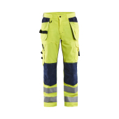 High Vis Geel/Marineblauw