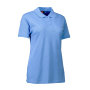 Polo shirt | stretch | women - Light blue, 3XL