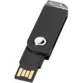 Swivel rectangular USB - Zwart - 64GB