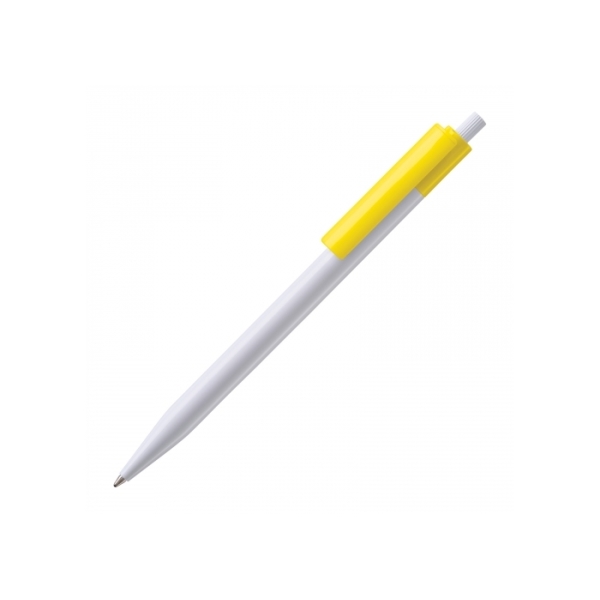 Ball pen Kuma hardcolour - White / Yellow