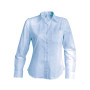 Overhemd in onderhoudsvriendelijk polykatoen-popeline dames Bright Sky XL