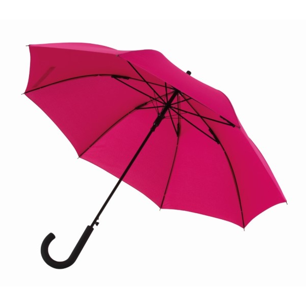 Automatisch te openen stormvaste paraplu WIND donkerroze