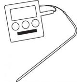 Kookthermometer van RVS met LCD display GOURMET Kookthermometer van RVS met LCD display GOURMET