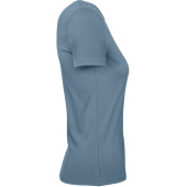 #E190 Ladies' T-shirt Stone Blue S