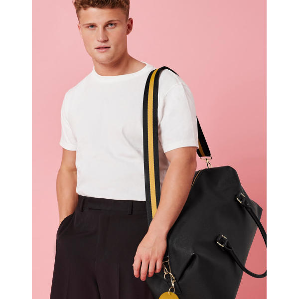 Boutique Adjustable Bag Strap - Black/White - One Size